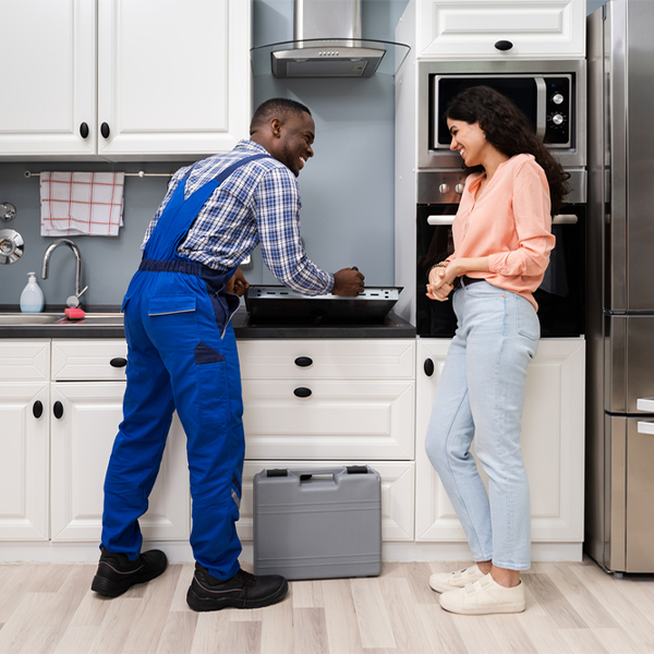 can you provide an estimate for cooktop repair before beginning any work in Marksboro